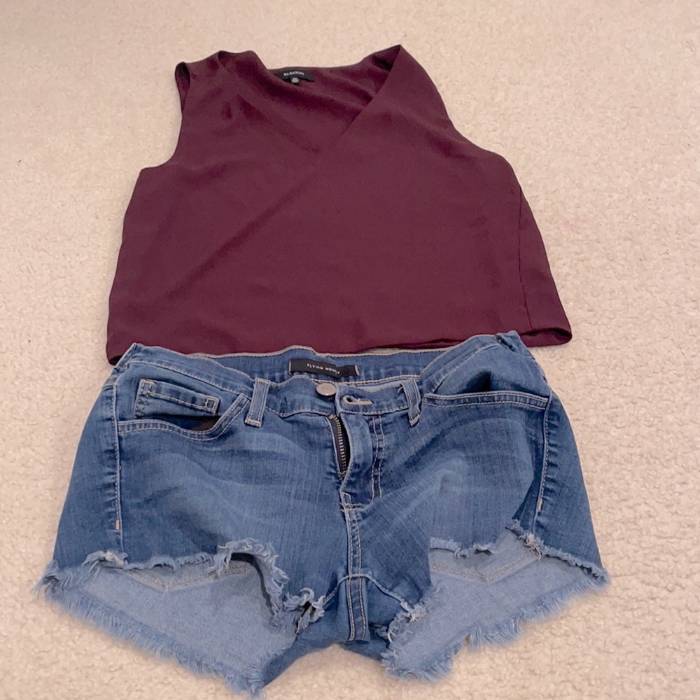tank and shorts